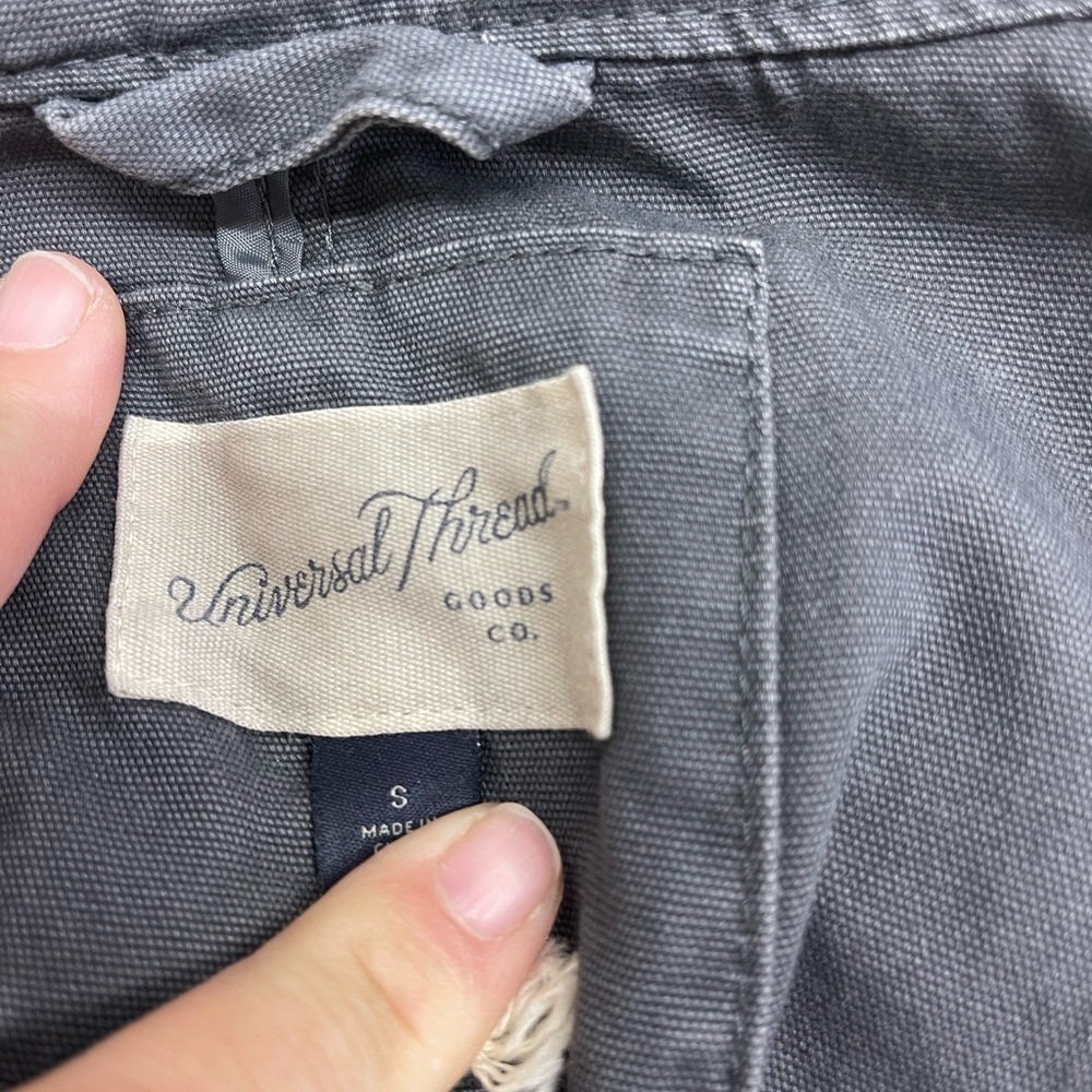 Universal Thread Charcoal Utility Jacket‎ - Picture 3 of 4